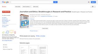 
                            8. Journalism and Ethics: Breakthroughs in Research and ... - Washington Post Points Program Portal