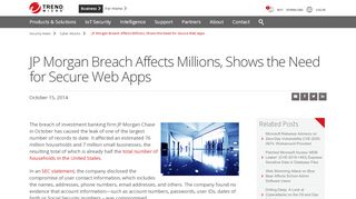 
                            7. JP Morgan Breach Affects Millions, Shows the Need for ... - Jp Morgan Remote Portal Iapp