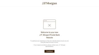 J.P. Morgan Private Bank Client Website - Secure Login