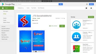 
                            1. JTS SocialAddWorld - Apps on Google Play - Social Add World Login To Website