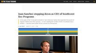 
                            8. Juan Sanchez stepping down as CEO of Southwest Key ... - Southwest Key Programs Employee Portal