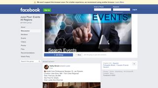 
Juice Plus+ Events All Regions Public Group | Facebook  
