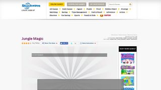 Jungle Magic - Free Online Match 3 Puzzle Game from ... - Www Junglemagic In Passport Login