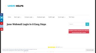 
Juno Webmail Login In 8 Easy Steps – LOGIN HELPS  
