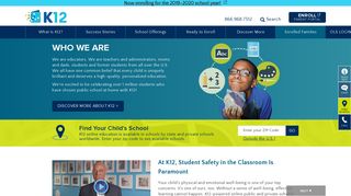 K12: Online Public School Programs | Online Learning ... - K 12 Parent Student Portal