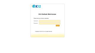 K12 Outlook Web Access - K12.com - K12 Webmail Portal