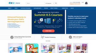 
K12 Store: Online Courses & Homeschool Curriculum  

