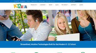 K12USA Homepage Showcases Cool Tools For K–12 Schools - K12usa Portal