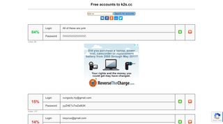 k2s.cc - free accounts, logins and passwords - K2s Login
