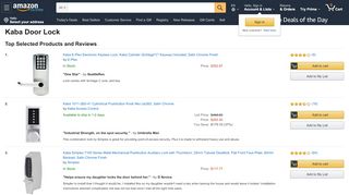 
Kaba Door Lock: Amazon.com  
