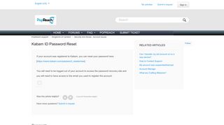 Kabam ID Password Reset – PopReach Support - Kabam Portal Change Password
