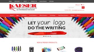 
                            3. Kaeser & Blair Promotional Products - Authorized Dealer