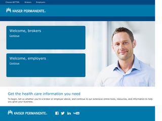 
                            2. Kaiser Permanente Brokers and Employers: Home