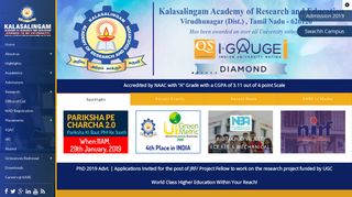 
                            8. Kalasalingam Academy of Research and Education - Klu Lms Portal 2017