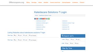 
                            7. kaleidacare solutions 7 login - Coupons