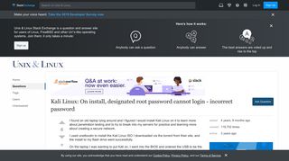 
                            3. Kali Linux: On install, designated root password cannot login ...