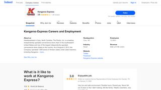 
                            4. Kangaroo Express Careers and Employment | Indeed.com