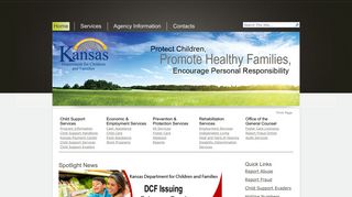 
                            2. Kansas Department for Children and Families - Home