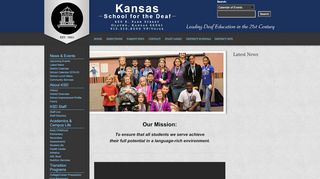 
                            7. Kansas State School for the Deaf - Deafs Com Login