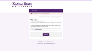 
                            7. Kansas State University Scholarships: Sign In