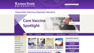 Kansas State Veterinary Diagnostic Laboratory | College of ... - K State Webmail Portal