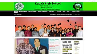 Kapa'a High School - K12 Kmail Portal