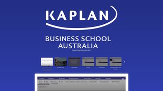 Kaplan Business School Student Portal - KBS Portal log in ... - Kbs Elearning Portal