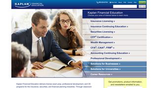 
                            3. Kaplan Financial Education - Kaplan Insurance Continuing Education Portal