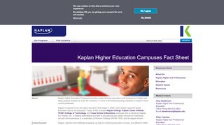 
                            2. KAPLAN HIGHER EDUCATION CAMPUSES FACT SHEET ...