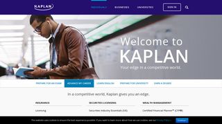 Kaplan: Home - Kaplan University Portal Insurance