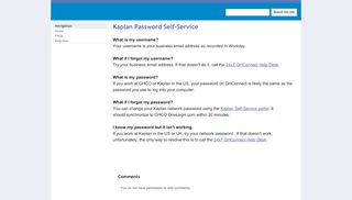 
                            4. Kaplan Password Self-Service - ghconnecthelp - Google Sites - Ghconnect Net Login