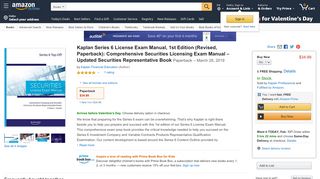 
Kaplan Series 6 License Exam Manual, 1st Edition (Revised ...
