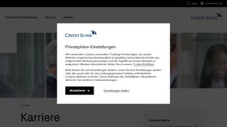 
                            3. Karriere - Credit Suisse - Credit Suisse Karriere Portal