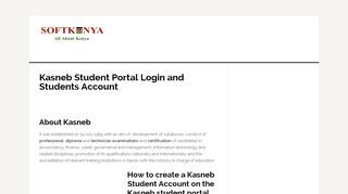 
                            6. Kasneb Student Portal Login and Students Account - Kenya - Kasneb Student Portal
