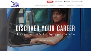 K&B Transportation: Truck Driving Jobs | Class A CDL Driving ... - K&b Driver Portal