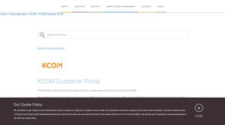
                            7. KCOM Customer Portal - emPSN - Kcom Partner Portal