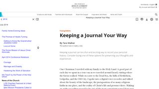 
                            6. Keeping a Journal Your Way - Ldsjournal Com Portal