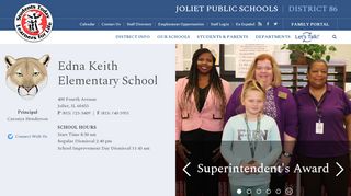 
                            8. Keith - Our Schools | Joliet School District 86 - Joliet 86 First Class Portal