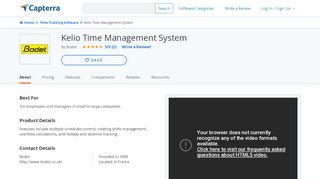 
                            6. Kelio Time Management System Reviews and Pricing - 2020 - Kelio Login
