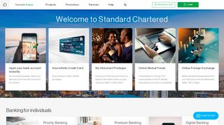 Kenya - Standard Chartered - Stanchart Kenya Online Banking Portal