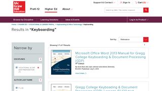 
                            1. Keyboarding | McGraw-Hill Higher Education - Mcgraw Hill Gdp 11 Login
