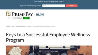 
                            5. Keys to a Successful Employee Wellness Program | PrimePay - 7cs Hr Portal