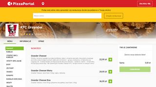 
                            3. KFC Ursynów, Warszawa. Sprawdź Menu. Zamów Online - PizzaPortal - Kfc Pizza Portal