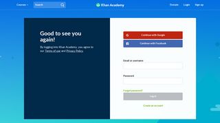 
                            2. Khan Academy Login - Learn Storm Portal