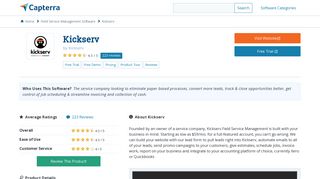 Kickserv Reviews and Pricing - 2020 - Capterra - Servicesidekick Portal