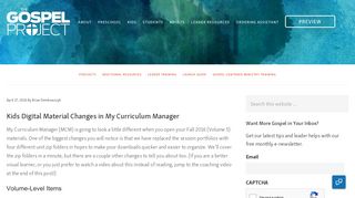 
                            5. Kids Digital Material Changes in My Curriculum Manager ... - Lifeway My Curriculum Manager Portal