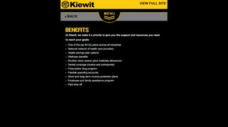 
                            4. Kiewit.com - Benefits - Kiewit Employee Portal