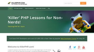 
                            2. Killer PHP - Killer Websites Portal
