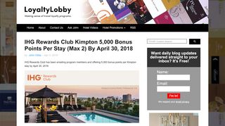 
                            6. Kimpton Hotels – InTouch - LoyaltyLobby - Kimpton Intouch Sign In