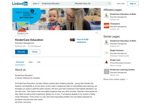 
KinderCare Education | LinkedIn  
